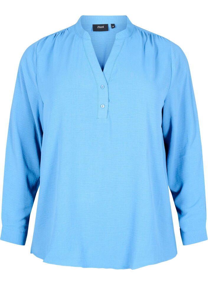 Pitkähihainen paitapusero, jossa on V-pääntie, Riverside, Packshot image number 0