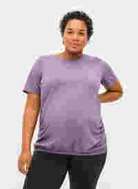 Äitiys t-paita treeniin, Purple Sage, Model