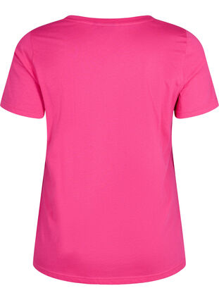 Puuvillainen t-paita printillä, Beetroot Purple NEW, Packshot image number 1