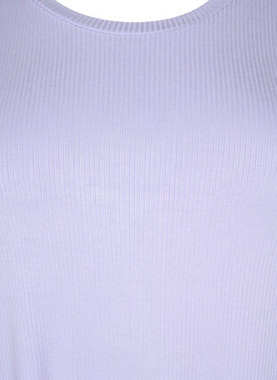 Ribattu t-paita viskoosista, Lavender, Packshot image number 2