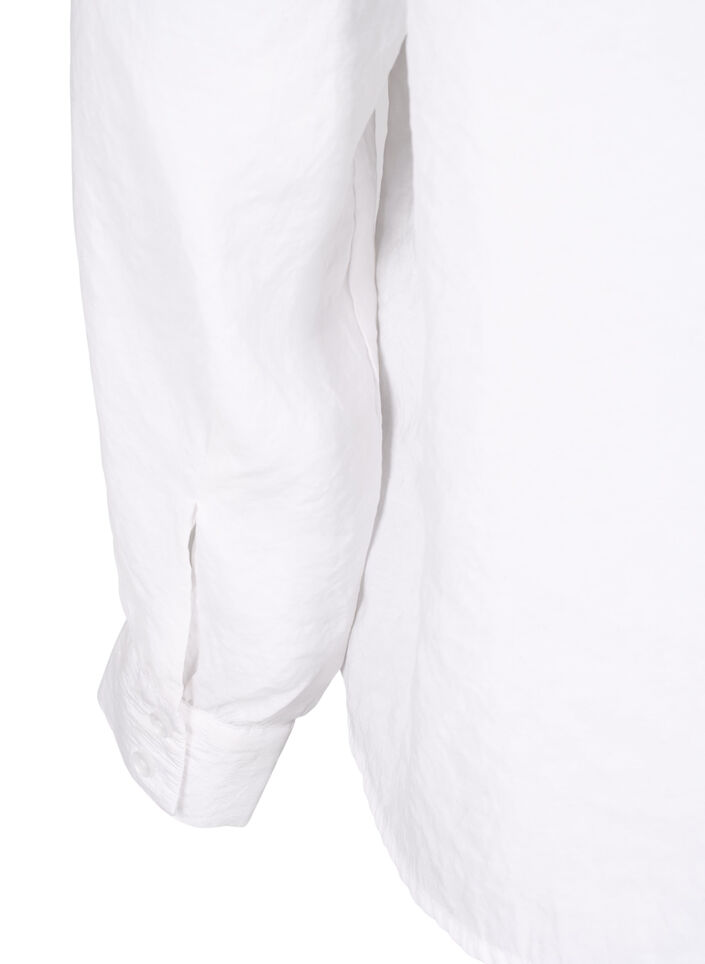 Pitkähihainen paita Tencel ™-modaalia, Bright White, Packshot image number 4