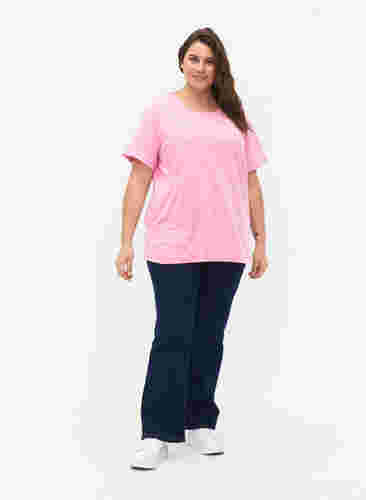 FLASH - T-paita pyöreällä pääntiellä, Begonia Pink, Model image number 2