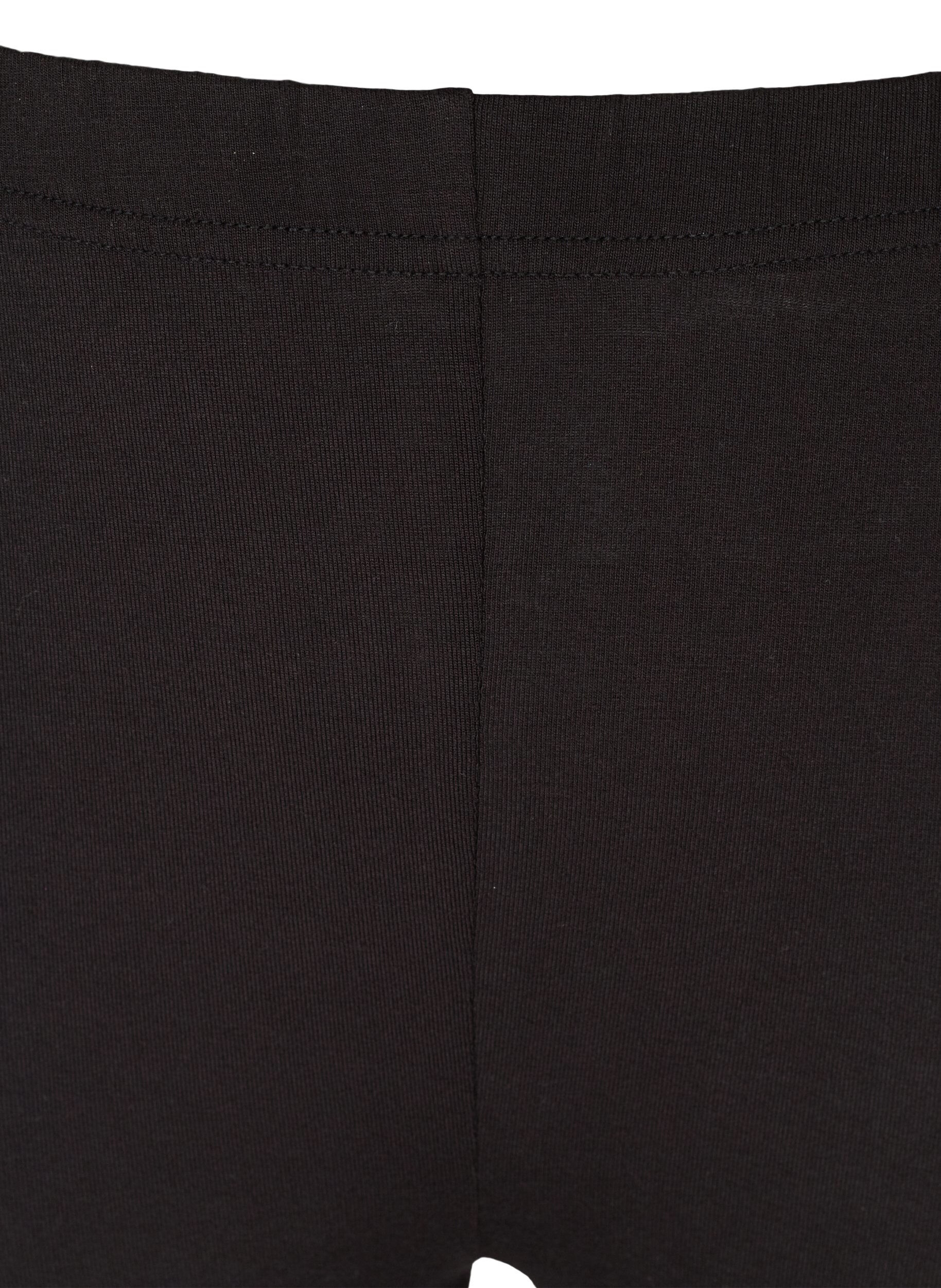 Zizzi3/4-leggingsit napeilla, Musta, Packshot image number 2