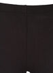 3/4-leggingsit napeilla, Musta, Packshot image number 2