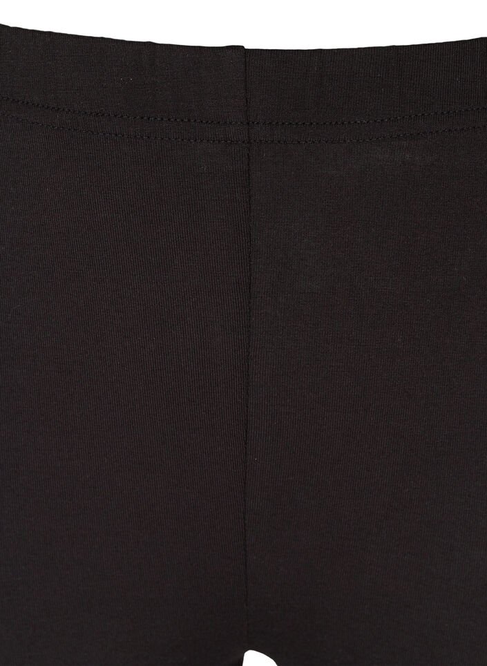 3/4-leggingsit napeilla, Musta, Packshot image number 2