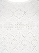 Lyhythihainen pusero, jossa on pitsikuviointi., Bright White, Packshot image number 2