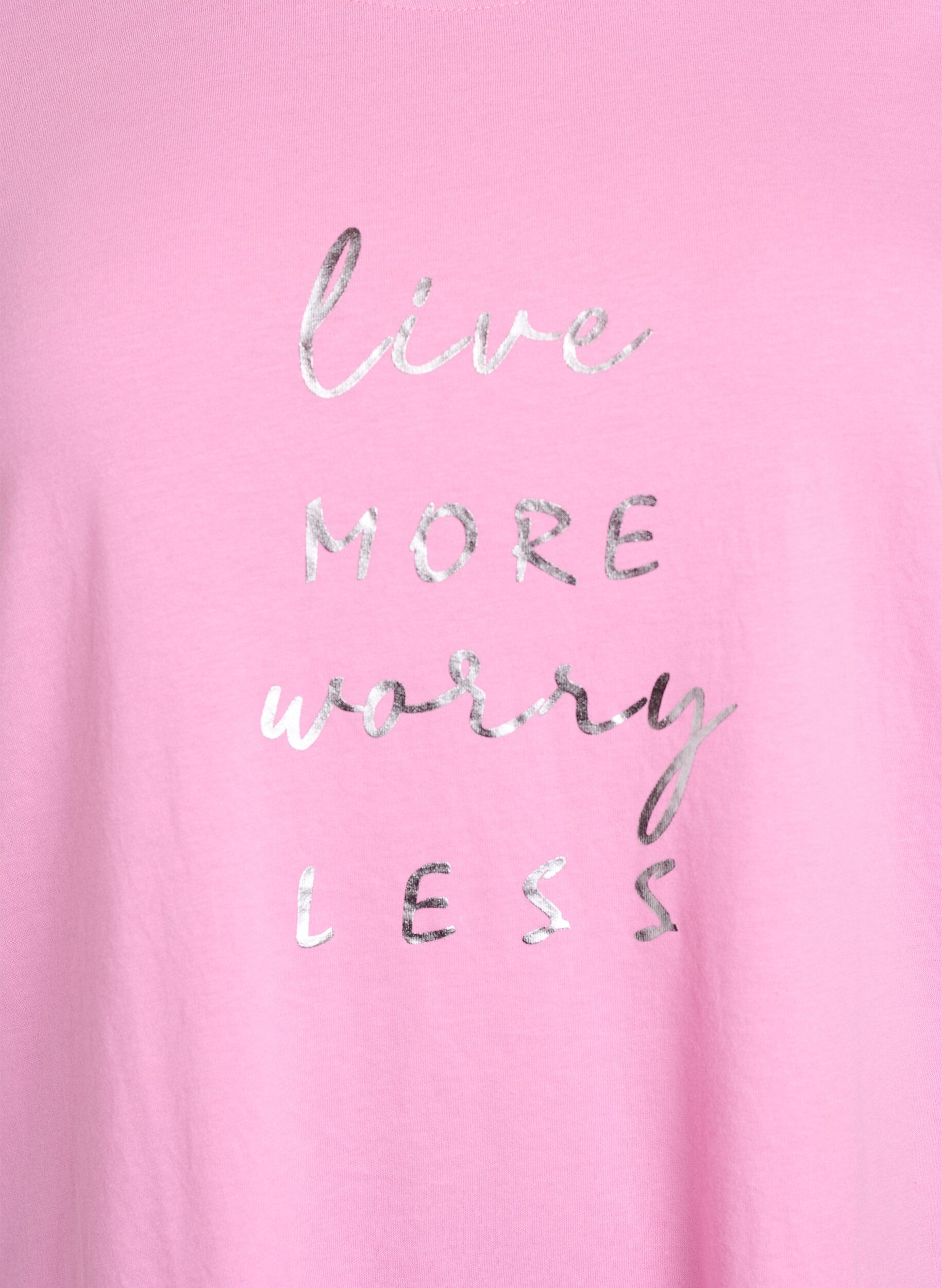 ZizziT-paita printill&auml;, Vaaleanpunainen, Packshot image number 2