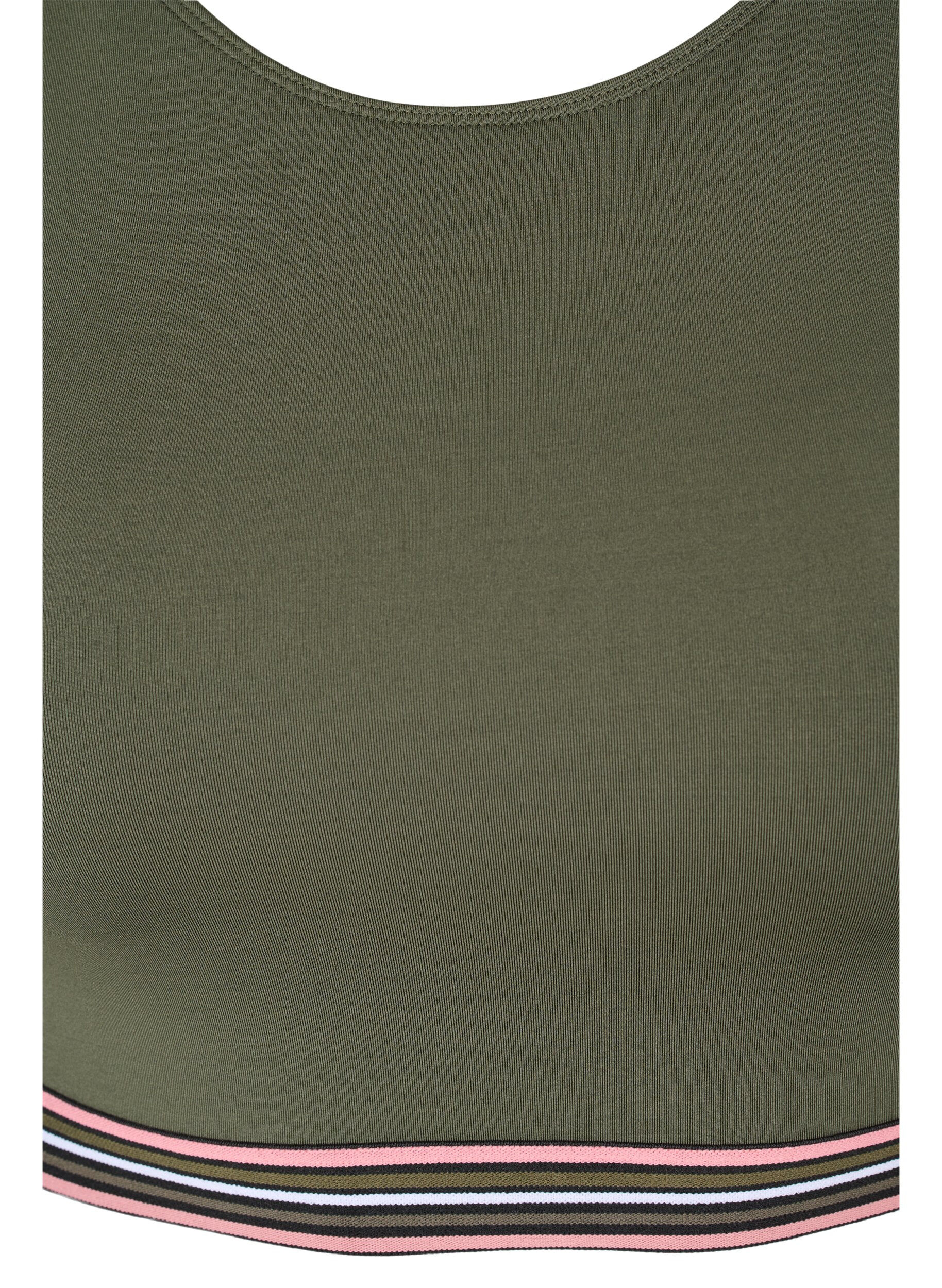 Zizzi Pehme&auml;t rintaliivit s&auml;&auml;dett&auml;vill&auml; olkaimilla, Vihre&auml;, Packshot image number 2