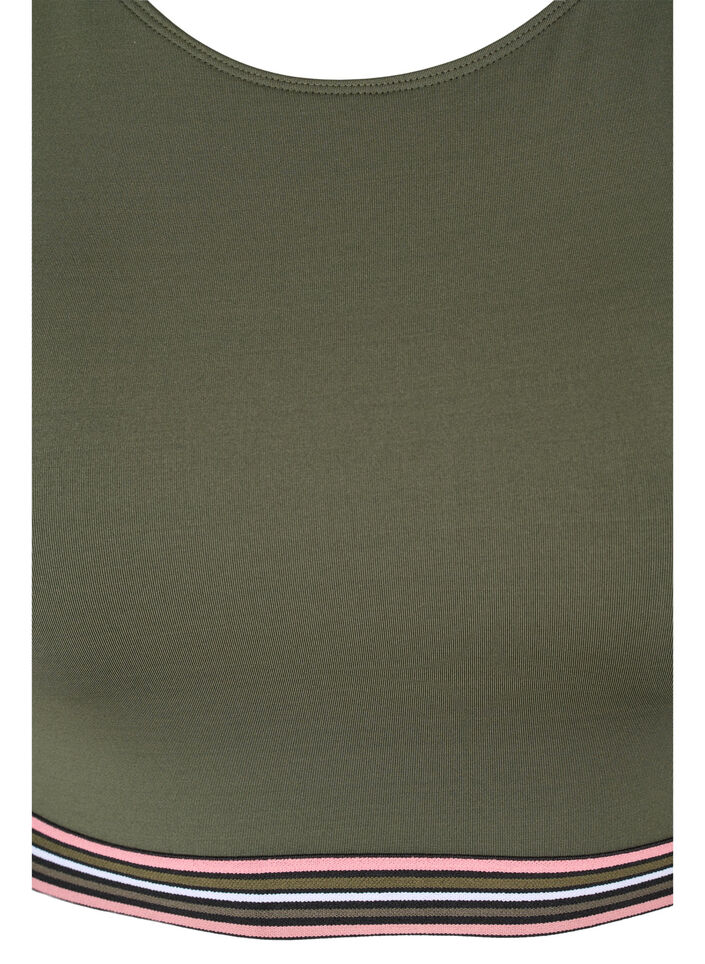 Pehmeät rintaliivit säädettävillä olkaimilla, Vihreä, Packshot image number 2