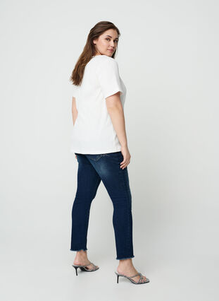 T-paita lyhyillä hihoilla ja v-aukolla, Snow White, Model image number 1
