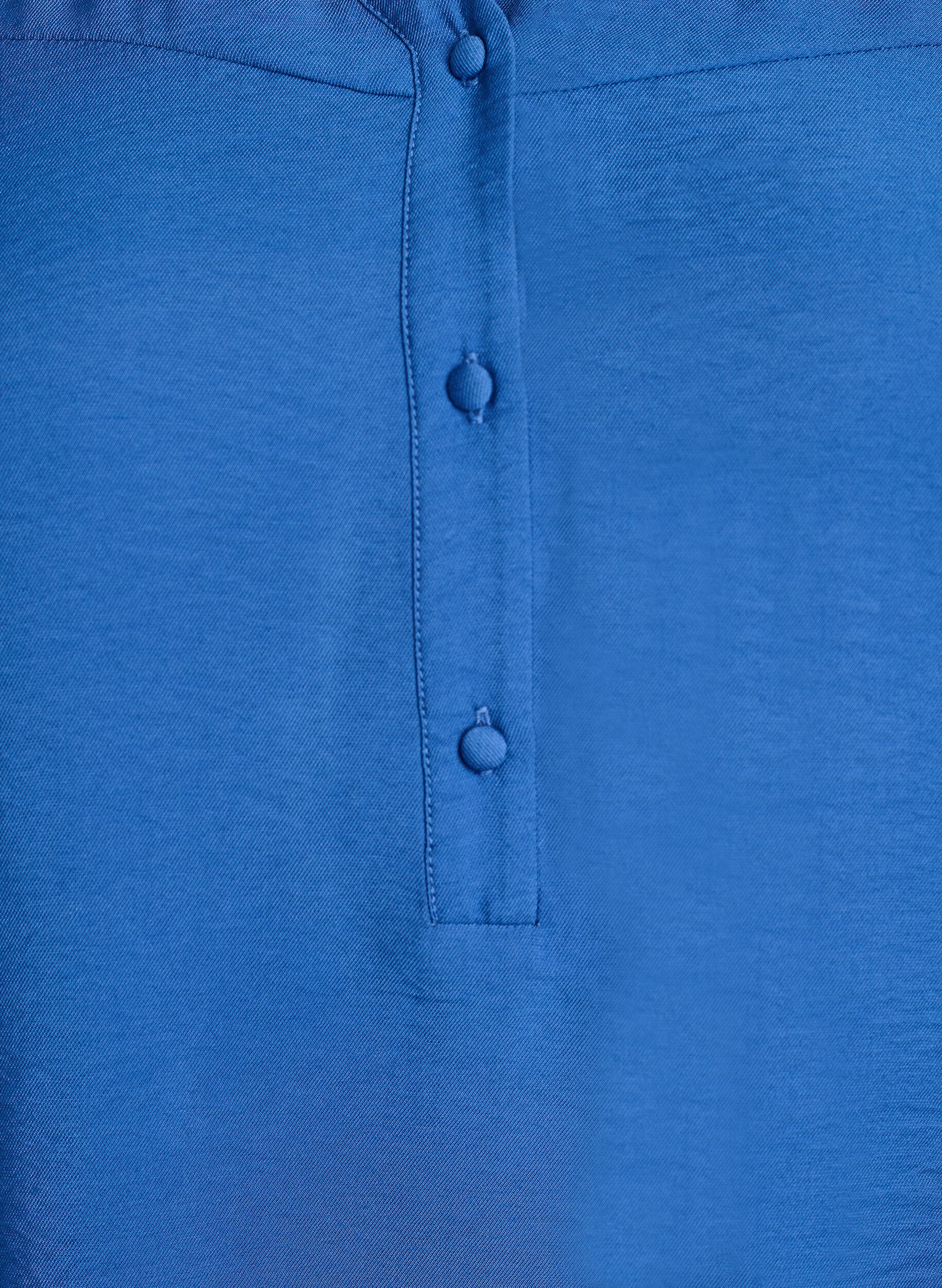 ZizziViskoosipusero smock-yksityiskohdilla ja rypyill&auml;, Sininen, Packshot image number 2