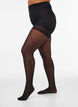 Push-up 25 denier -sukkahousut pilkkukuviolla, Musta, Model image number 0