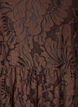 Midimekko kukkakuvioisesta jacquardista, Ruskea, Packshot image number 2