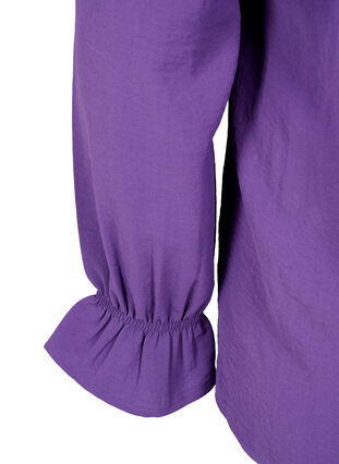 V-pääntie pitsi-blouse pitkillä hihoilla, Pansy, Packshot image number 3