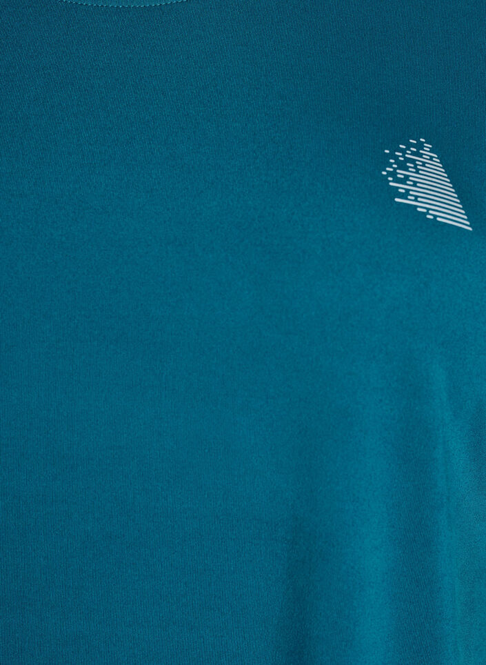 Yksiv&auml;rinen treeni-T-paita, Vihre&auml;, Packshot image number 2