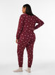 Painetut pyjamahousut, Punainen, Model image number 1