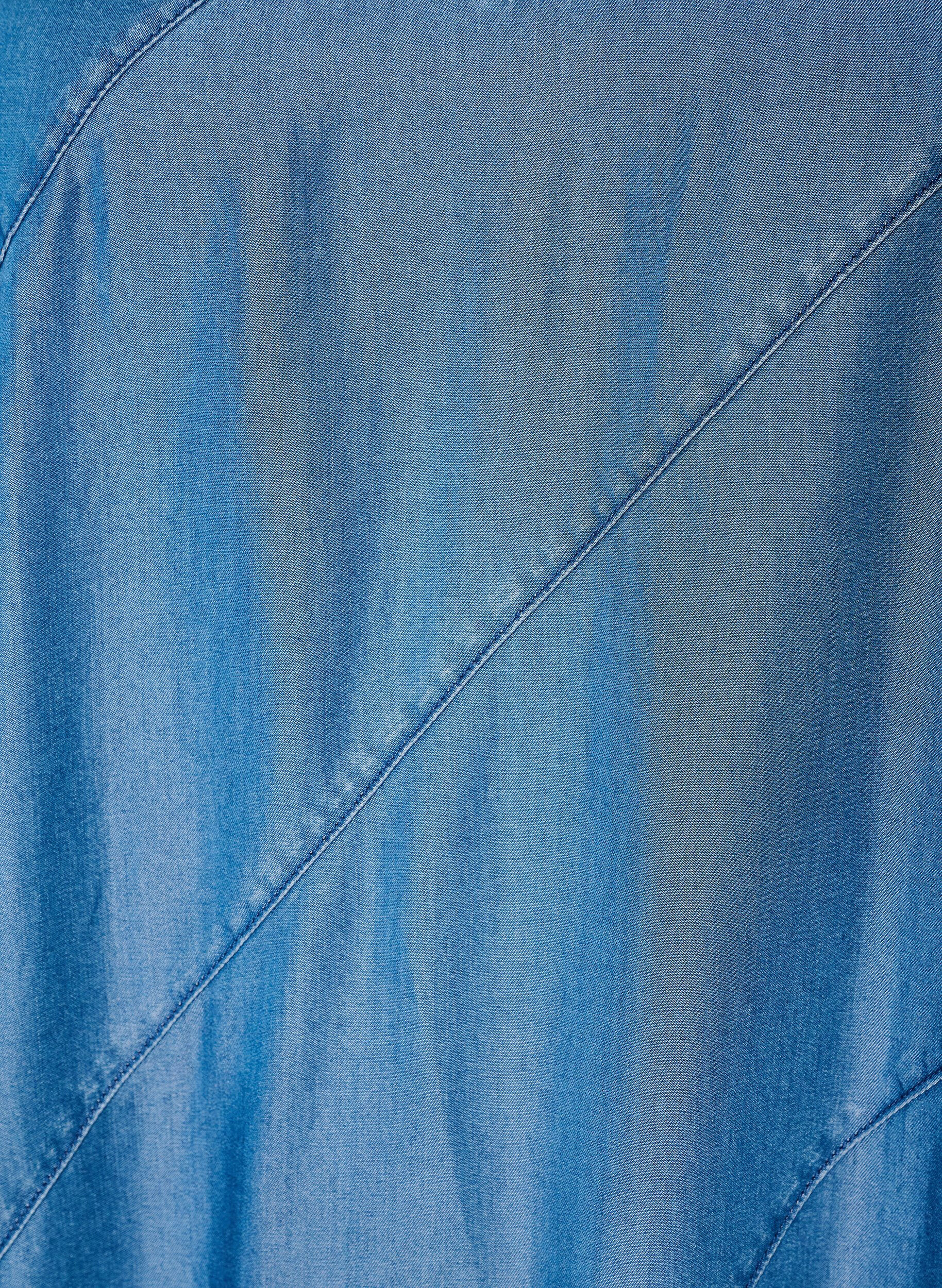 ZizziDenim-look -mekko TENCEL&trade; Lyocellista olkaimilla, Sininen, Packshot image number 2