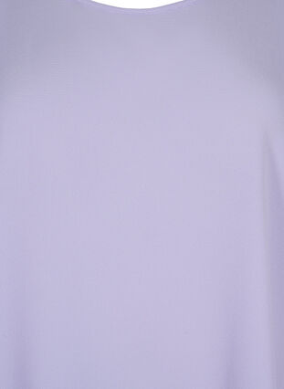 Pusero lyhyillä hihoilla ja pyöreällä pääntiellä, Lavender, Packshot image number 2