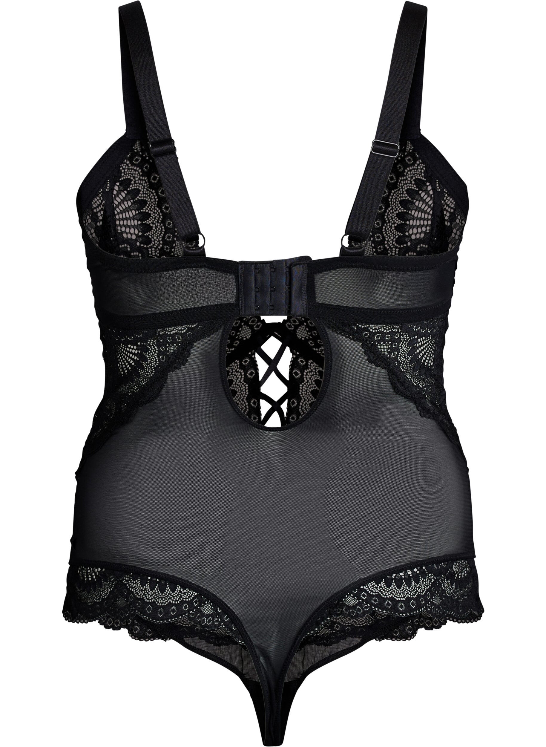 ZizziPitsibody ny&ouml;ritysyksityiskohdilla, Musta, Packshot image number 1