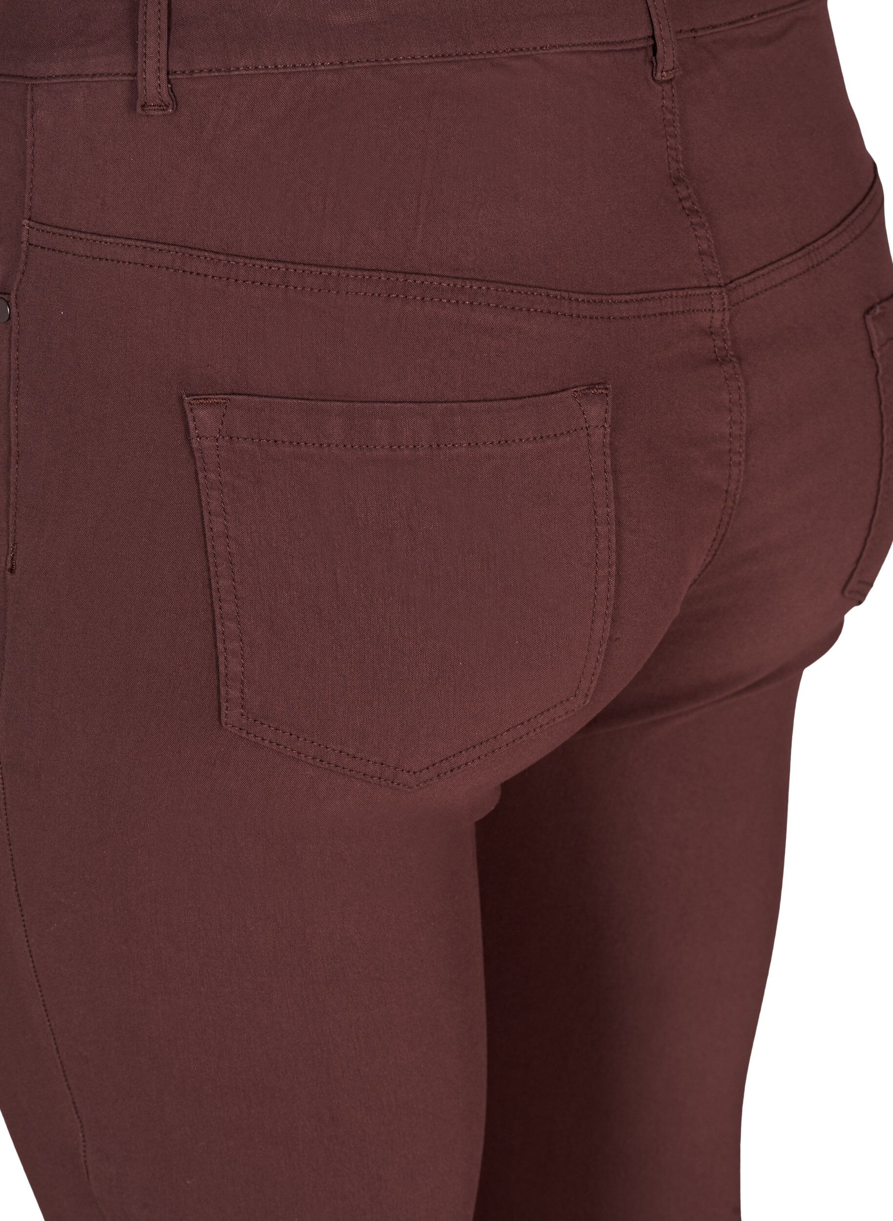 ZizziHousut, Tumma Bordeaux, Packshot image number 3