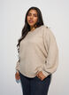 Neulepusero nappiyksityiskohdilla, Beige, Model image number 0