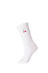 Puuvillasukat kuviolla, Valkoinen, Packshot image number 0