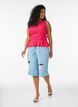 Smokkitoppi venep&auml;&auml;ntiell&auml; ja peplum-helmalla, Vaaleanpunainen, Model image number 1