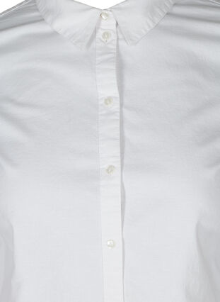 Pitkähihainen paita puuvillasta , Bright White, Packshot image number 2