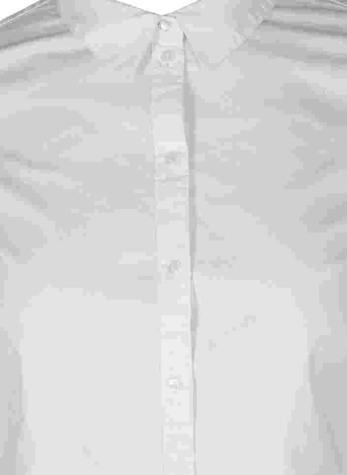 Pitkähihainen paita puuvillasta , Bright White, Packshot image number 2