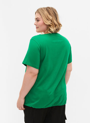 Lyhythihainen puuvillainen t-paita, Jolly Green, Model image number 1