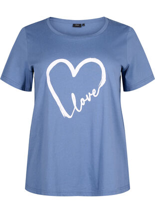 Puuvillainen T-paita painatuksella, Moonlight W.Heart L., Packshot image number 0