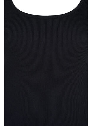 2 kpl pakkaus ribattuja toppeja, Black/Navy Blazer, Packshot image number 2