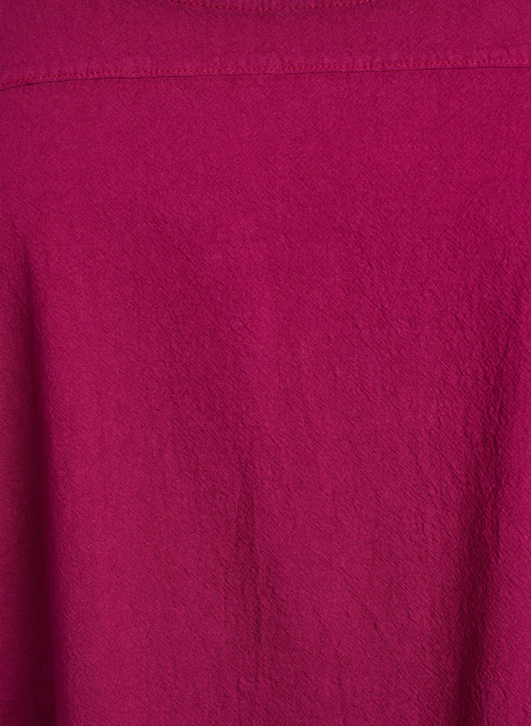 ZizziLyhythihainen puuvillamekko, Punainen, Packshot image number 2