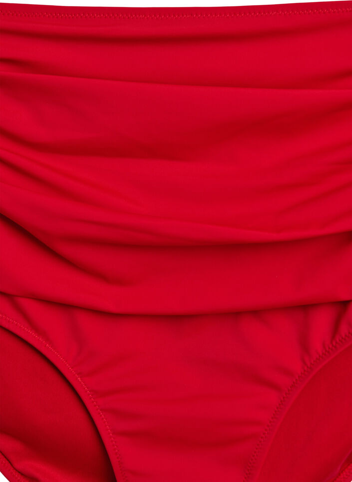 Bikinien alaosat korkealla vy&ouml;t&auml;r&ouml;ll&auml;, Punainen, Packshot image number 2