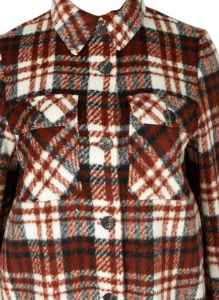Ruudullinen paitatakki rintataskuilla , Sequoia Check, Packshot image number 2