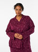 Puuvillainen pyjamapaita rintataskulla, Punainen, Model image number 0