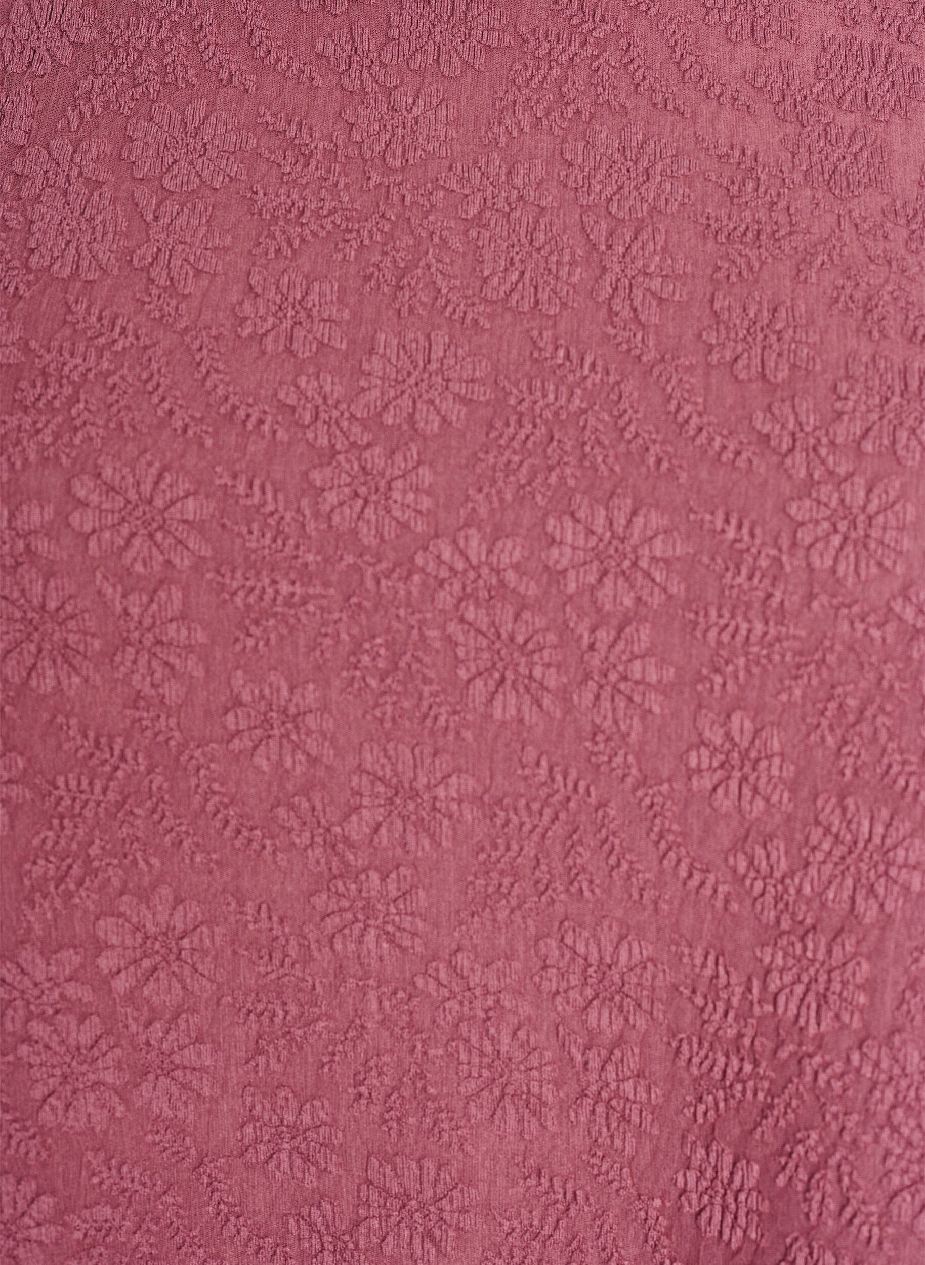 Zizzi Strukturoitu lyhythihainen pusero, Punainen, Packshot image number 2