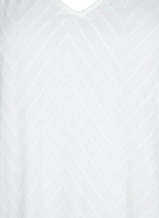 Pusero pitkillä hihoilla ja röyhelöllä, Bright White, Packshot image number 2