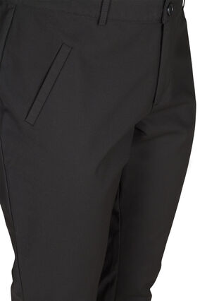 Klassiset nilkkapituiset housut , Black, Packshot image number 2