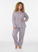Puuvillainen pyjamapaita rintataskulla, Punainen, Model image number 1