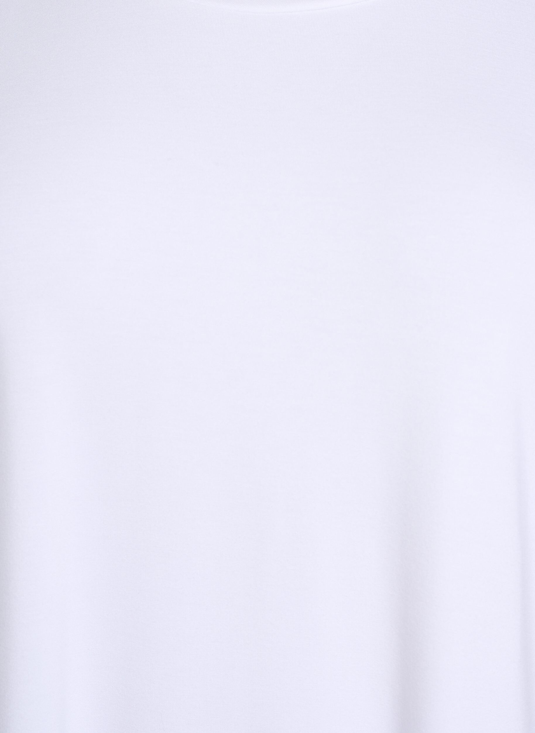 Zizzi Rento t-paita py&ouml;re&auml;ll&auml; p&auml;&auml;ntiell&auml;, Valkoinen, Packshot image number 2