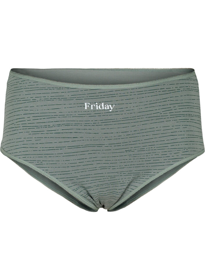 7-pakkaus hipsterit normaalilla vyötäröllä, Scarab Multi Pack, Packshot image number 3