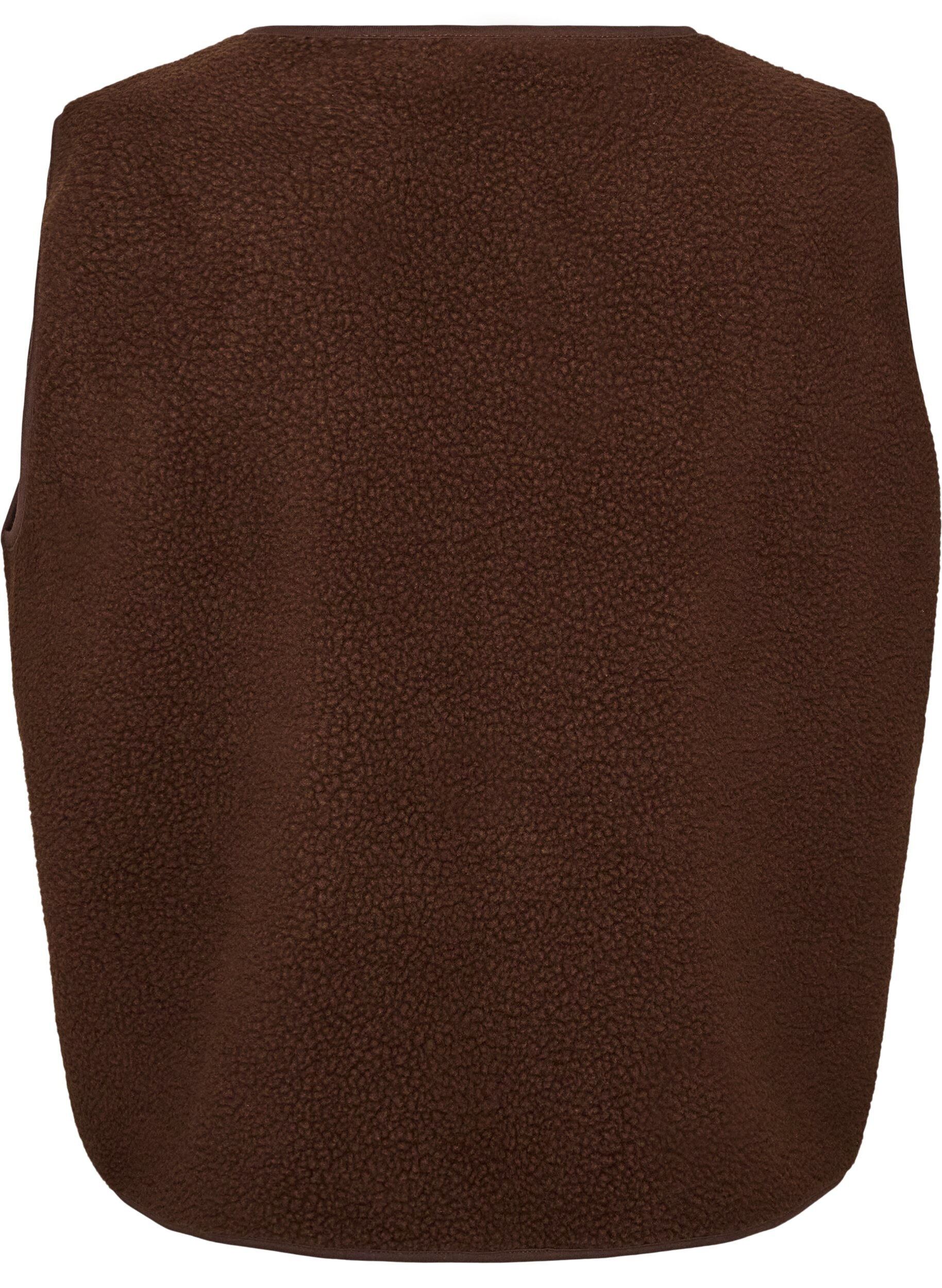 ZizziTeddyliivi napeilla ja taskuilla, Ruskea, Packshot image number 1