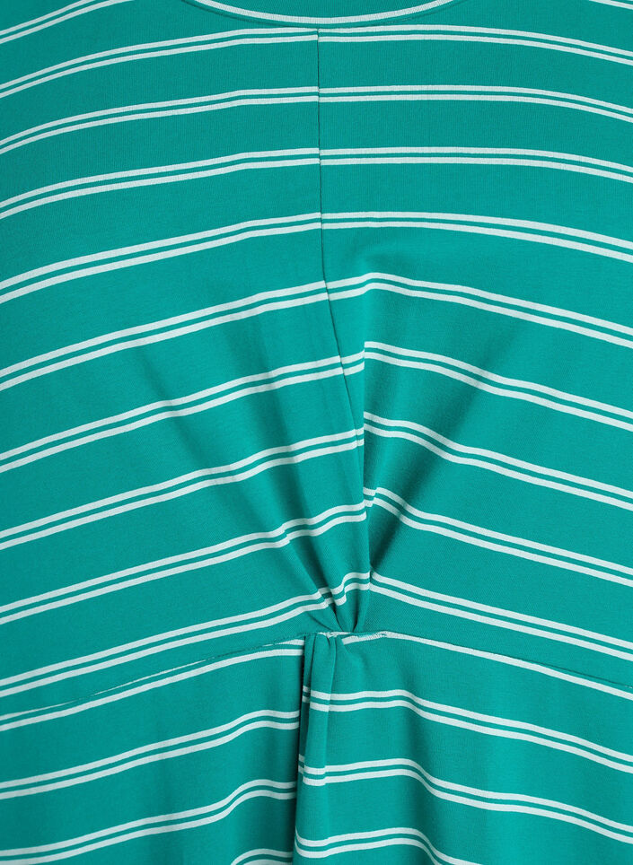 Puuvillamekko kiemurayksityiskohdalla, Vihre&auml;, Packshot image number 2