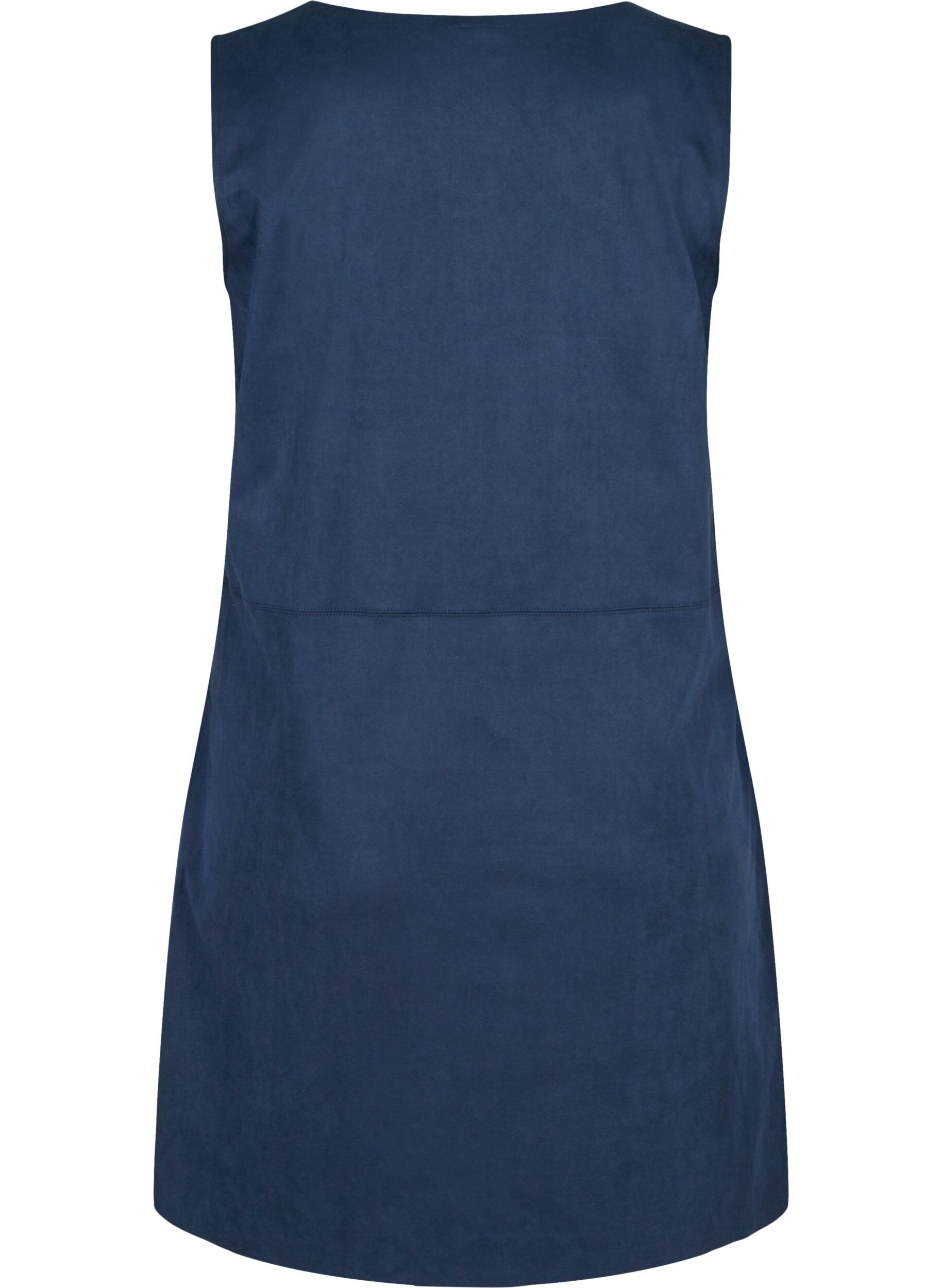 Zizzi Hihaton mekko a-mallissa, Dark Blue, Packshot image number 1