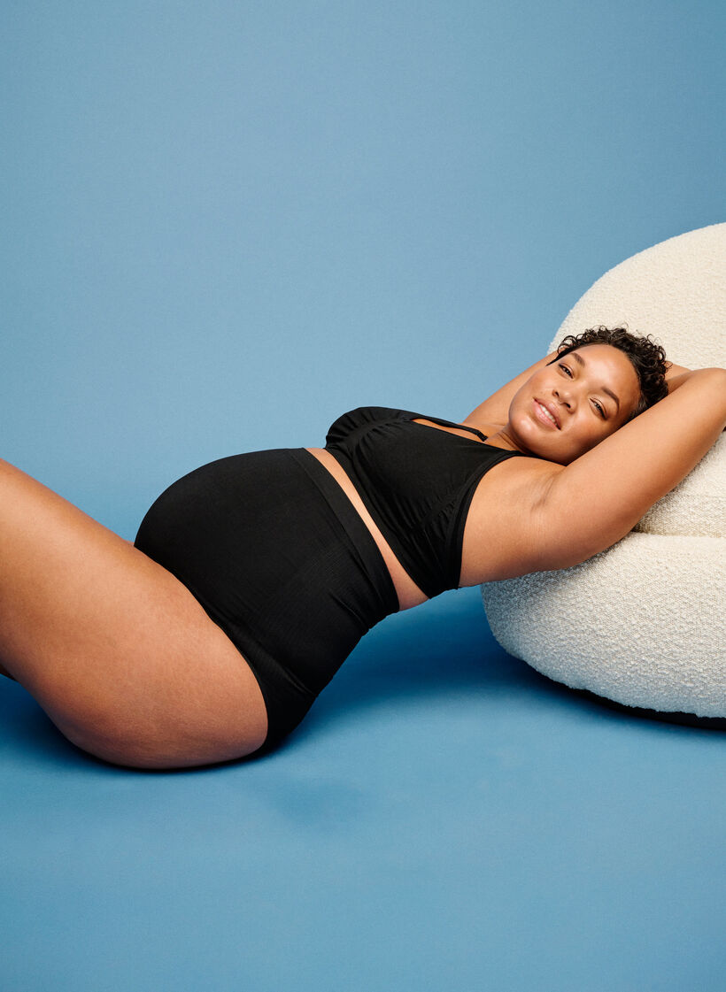 Äitiysalushousut, Black, Image image number 0