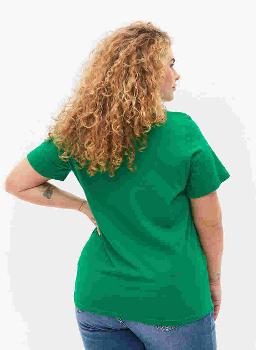 Puuvillainen t-paita painatuksella, Jolly Green Georgia, Model image number 1