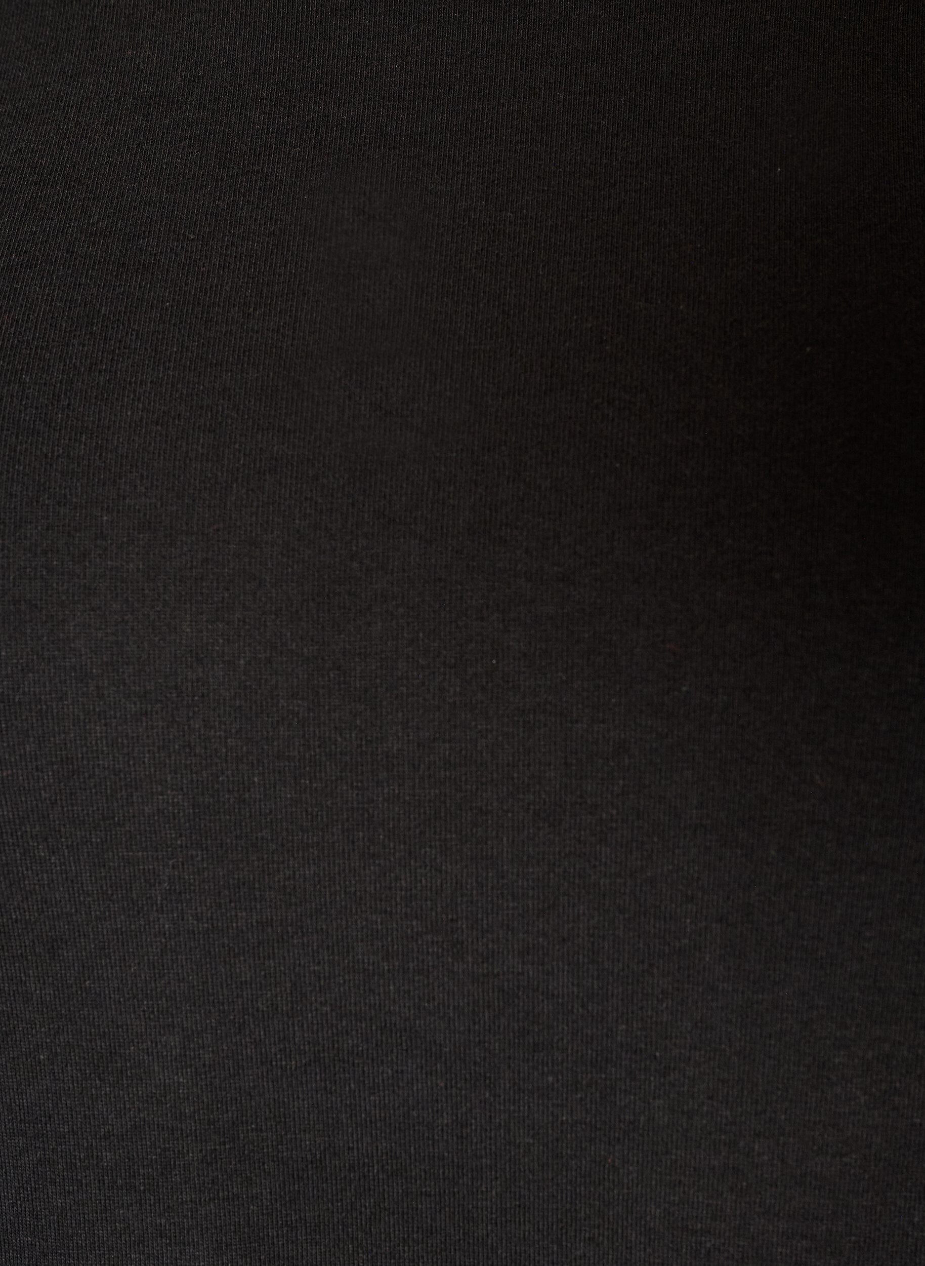ZizziPitk&auml;hihainen basic-T-paita py&ouml;re&auml;ll&auml; p&auml;&auml;ntiell&auml;, Musta, Packshot image number 2
