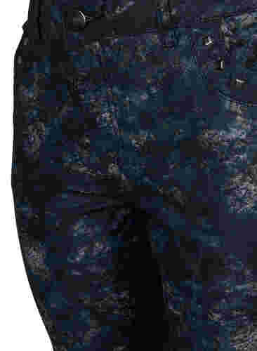 Kuvioidut Emily-farkut niiteillä, Black AOP, Packshot image number 2