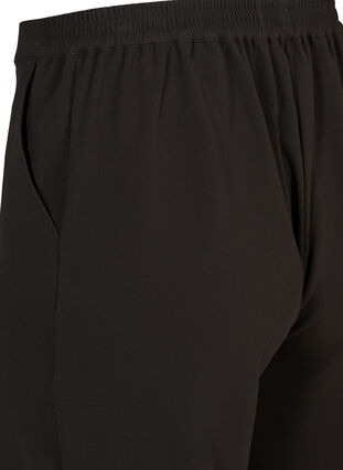 Culotte-housut kuminauhalla, Black, Packshot image number 3